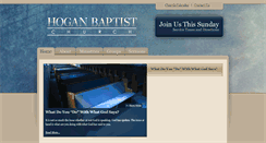 Desktop Screenshot of hoganbaptistchurch.org